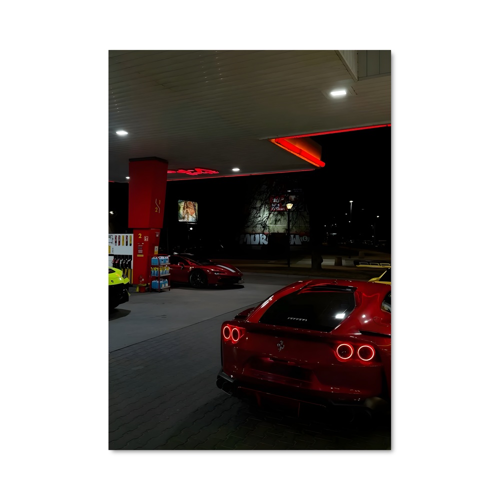 Poster superfast Rouge